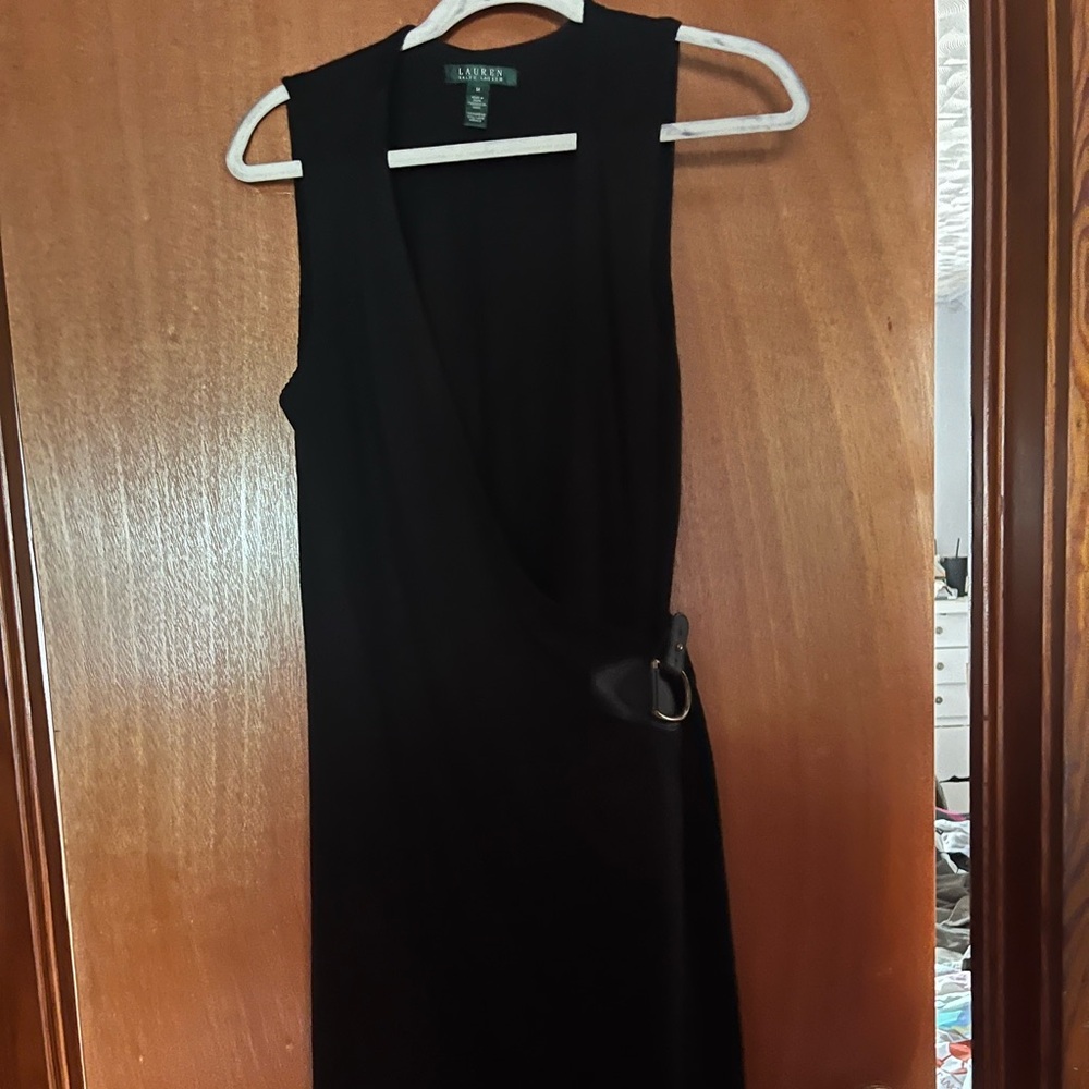 Lauren Ralph Lauren Black Midi Dress